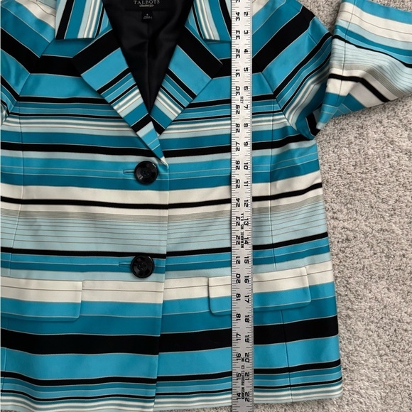 Talbots Silky Striped Blazer - Picture 7 of 7